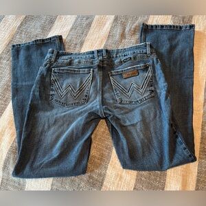 Wrangler Retro Sadie Women Bootcut Denim Jeans 5 pocket Design SZ 13 X 34